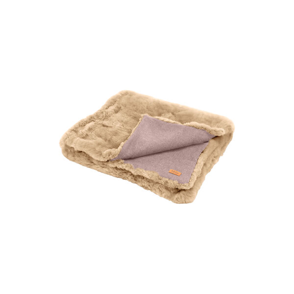 LUIS sengeteppe, champagne, WEICH Couture Alpaca