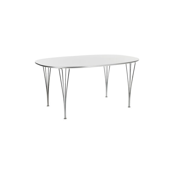 FH B613 Superellipse™ spisebord, hvit, Fritz Hansen