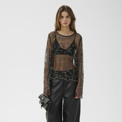 GZestrid blouse, dark silver, Gestuz