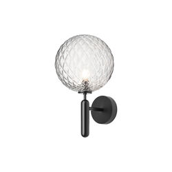 Miira Outdoor Wall Lamp, black/optic clear, Nuura