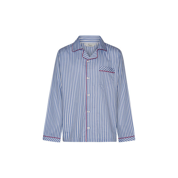 Rome pyjamas, light blue stripes/red piping, Ambassador 1867
