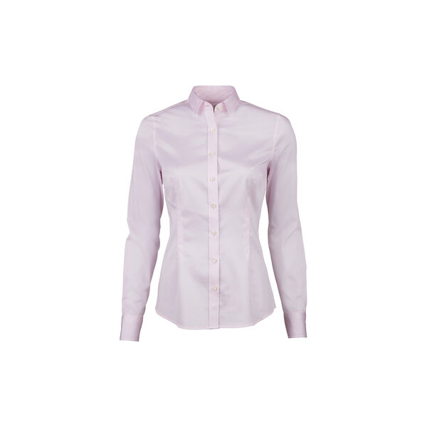 Slimline dameskjorte, light pink, Stenstr&ouml;ms