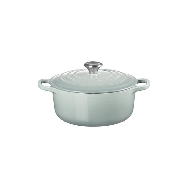Signature st&oslash;pejern rund gryte &Oslash; 20 cm, havsalt, Le Creuset
