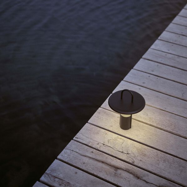 Pier portable LED lampe H 25, svart, Stelton