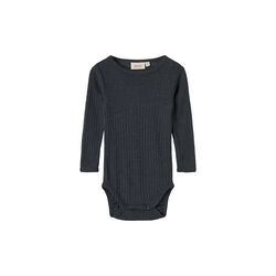 Wool Silk Body L/S Lucca, 1432 navy, Wheat