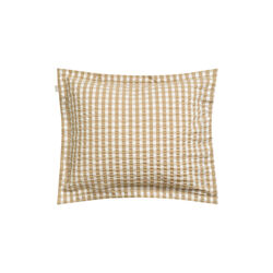 Check Seersucker putetrekk, oat beige, Gant