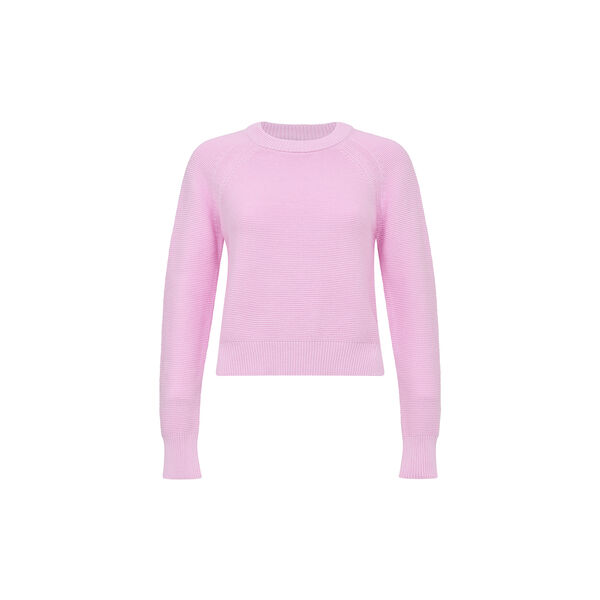 LILY MOZART CREW NK JUMPER, violet pink, French Connection