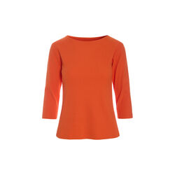 Naibu rib blouse with 3/4 sleeve, fireworks, BITTE KAI RAND