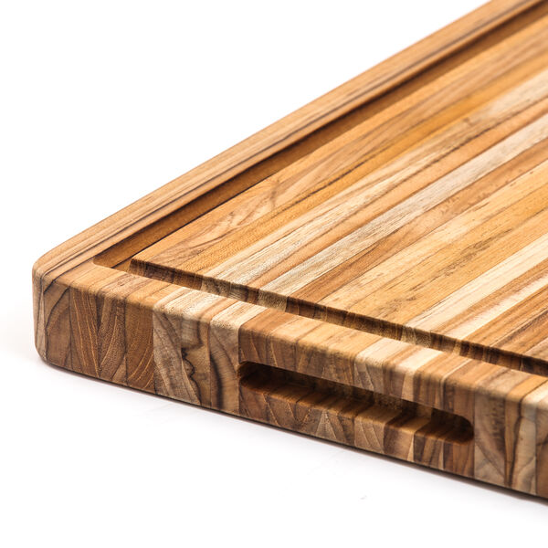 Skj&aelig;rebrett med saftrille Medium, TeakHaus