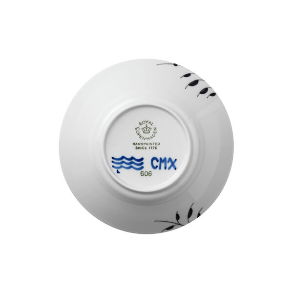 Sort Mega Riflet dyp tallerken, Royal Copenhagen