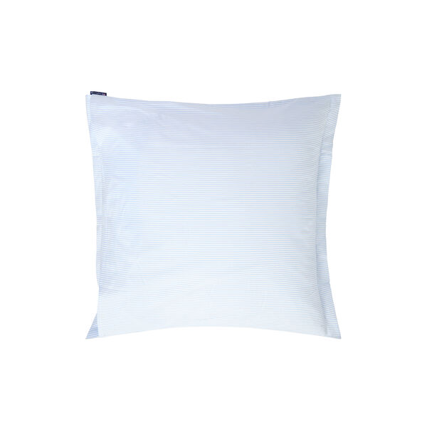 Striped Sateen putetrekk, blue/white, Lexington