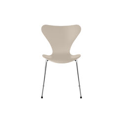 Serie 7&trade; 3107 lakkert stol, light beige/chrome, Fritz Hansen