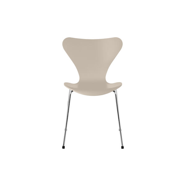 Serie 7&trade; 3107 lakkert stol, light beige/chrome, Fritz Hansen