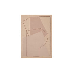 Furbo gulvteppe, rose Furbo gulvteppe, rose, Linie Design