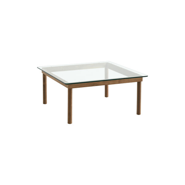 Kofi salongbord, valnøtt/klart glass, HAY