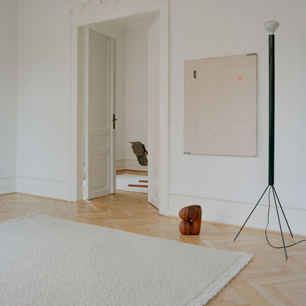 Blonde Maze gulvteppe, white, Linie Design