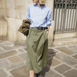 KBEgina Skirt, deep lichen green, Karen by Simonsen