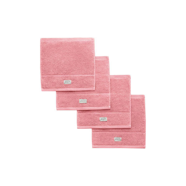 Premium h&aring;ndkle 30x30 4-pk, washed pink, Gant