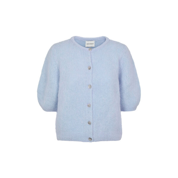 Susan Short Sleeve Cardigan, light blue, Americandreams