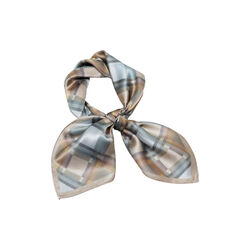 Mini silkeskjerf, mint og beige, 7 DAYS