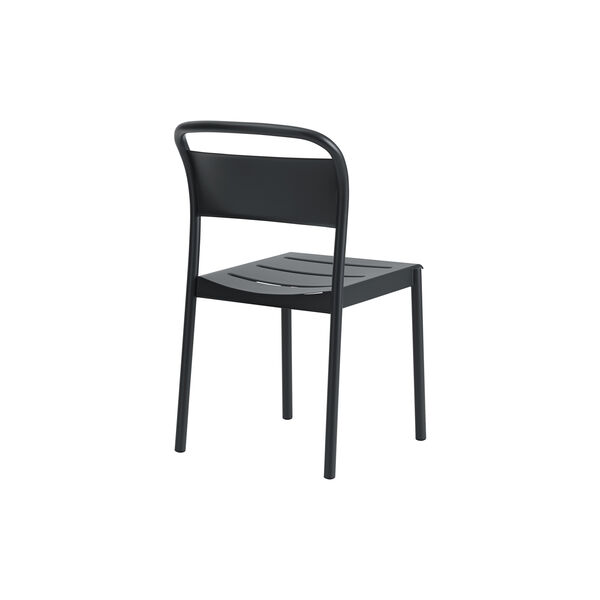 Linear Steel Side Chair, anthracite black, Muuto