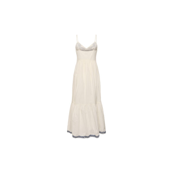BiannaPW Dress, whisper white w blue emb, Part Two