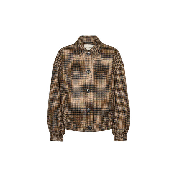 7898RDFMaelynn jacket, chocolat, RUE de FEMME