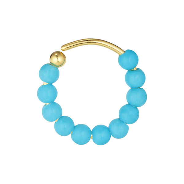 Bermuda Turquoise Twist ørering, turkis Bermuda Turquoise Twist ørering, turkis, Jane Kønig