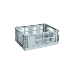 HAY Colour Crate Medium, dusty blue, HAY