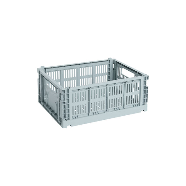 HAY Colour Crate Medium, dusty blue, HAY