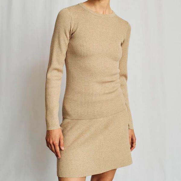 BS Bonita Regular Fit Knit, grey, Bruun & Stengade