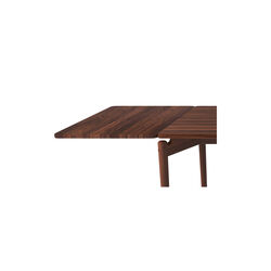 PURE Dining Table L190 incl. 1 Extension Leaf, natural oiled walnut, Bruunmunch Furniture
