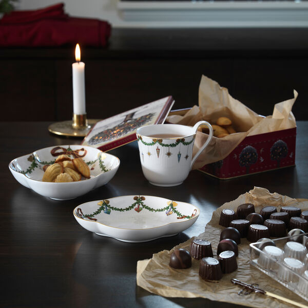 Stjerne Riflet Tallerken, 17,5 cm, Royal Copenhagen