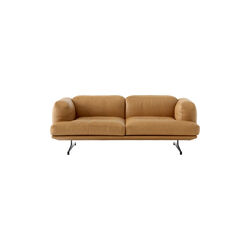 Inland AV22 2-pers. sofa, Noble Cognac, &Tradition