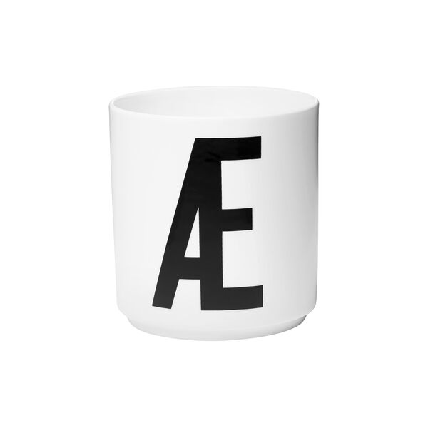 Arne Jacobsen porselenskopp, &AElig;, Design Letters