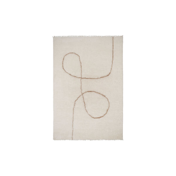 Astral Spiral gulvteppe, camel, Linie Design