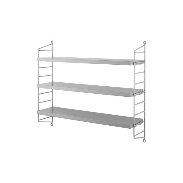 String® Pocket, grey/grey, String Furniture