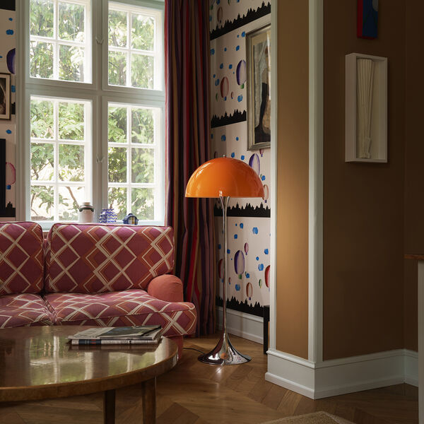 Panthella | Original | Opal Orange | Gulvlampe, Louis Poulsen