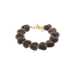 Jelly Heart Bracelet, chocolate, Crystal Haze