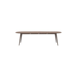 PLAYdinner Lamé Dining Table with Extension incl. 2 Extension Leaves, smoked oak, Bruunmunch Furniture