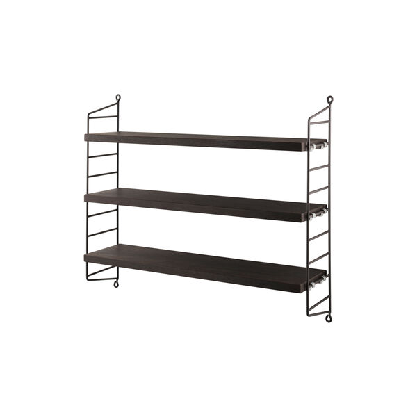 String&reg; Pocket, oiled smoked oak/dark brown, String Furniture