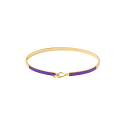 LILY Armbånd, dyp lilla, bangle up