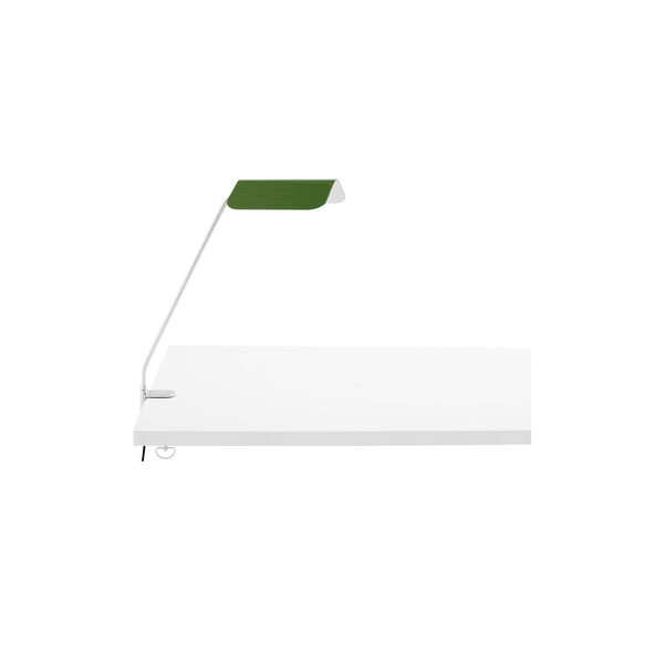 Apex Desk Clip Lamp, emerald green, HAY