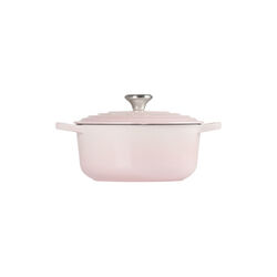Signature rund gryte &Oslash; 20 cm, shell pink, Le Creuset