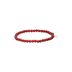 Petite Red Jade Stretch armb&aring;nd, So&iuml;