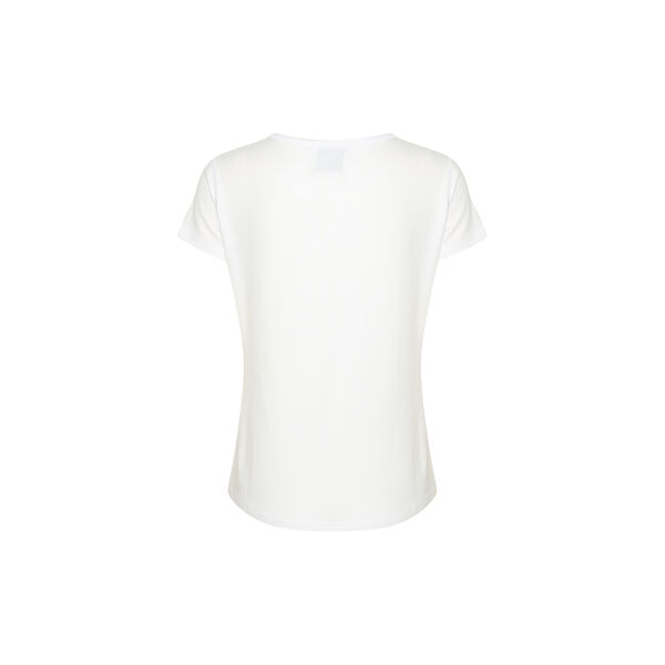 16 THE MODAL TEE, bright white, My Essential Wardrobe