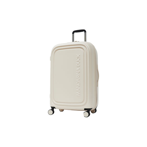 LOGODUCK + TROLLEY MEDIUM EXP, white mocha, Mandarina Duck