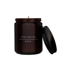 Duftlys, blue, Stone Soap Spa