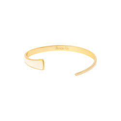 TARA Armb&aring;nd, hvit sand, bangle up