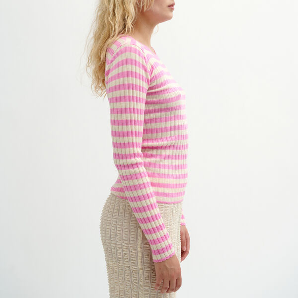 ArlieRS Knit Blouse, multi pink ArlieRS Knit Blouse, multi pink, Résumé